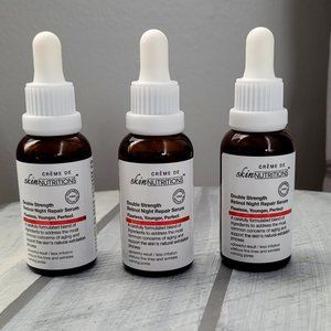 Creme De Skin Nutritions Retinol Hyaluronic Acid Night Repair Serum Lot of 3 |